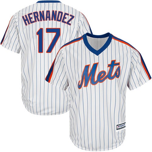 Mets #17 Keith Hernandez White(Blue Strip) Alternate Cool Base Stitched Youth MLB Jersey